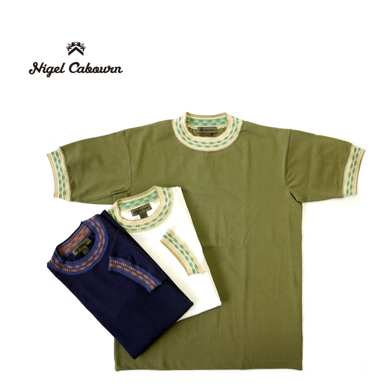 【売れ筋】 最も優遇の Nigel Cabourn ナイジェルケーボン 半袖 Tシャツ 