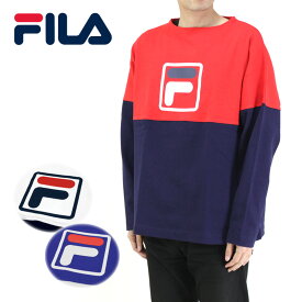 FILA フィラ 長袖Tシャツ CREW NECK SHIRT　FM9551 【オーバーサイズ　クルーネック ユニセックス】【RCP】10P03Dec16