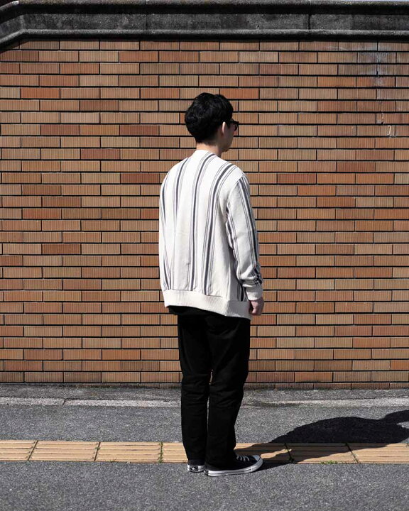 楽天市場】ORGUEIL オルゲイユニット カーディガン Stripe Knit 
