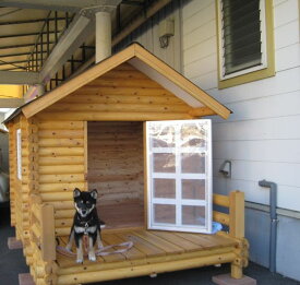 ログペットハウス 1250型 デラックス 柴犬 ゴールデンレトリバー ラブラドールレトリバー 大型犬 中型犬 犬小屋 屋外 犬舎