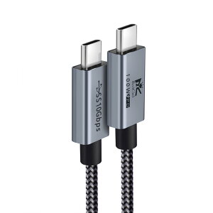 RoiCiel ϋv iC USB-C to USB-C P[u PD100W Ή 5A }[d 4K 60Hz 𑜓x fo USB3.1 Gen2W 10Gbps f[^] Type-C @ Ή E-Marker fh~ AhCh X}z ̑ USB-C @ 