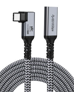 RoiCiel 高耐久 ナイロン USB-C to USB-Cケーブル 延長ケーブル 充電ケーブル PD対応 100W 5A 急速充電 4K@60Hz 映像出力 USB3.1 Gen2 10Gbps データ転送 Type-Cケーブル対応 E-Marker 断線防止 アンドロイド スマ