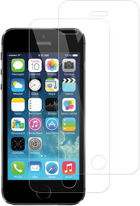 【2枚セット】RoiCiel iPhone SE/5S/5/5Cガラスフィルム保護フィルム ガラスフィルム 強化ガラス 硬度9H 超薄0.3mm 2.5D ラウンドエッジ加工ガラス飛散防止 指紋防止 気泡ゼロ