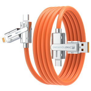 y2{ڔzN[|z RoiCiel 4in1 ϊ P[u PD ő 120W USB-C to C Lightning & USB-A to C Lightning 4 Rϊ fh~ LEDCWP[^[ }[d f[^] X}z iPhone Android m[g PC @