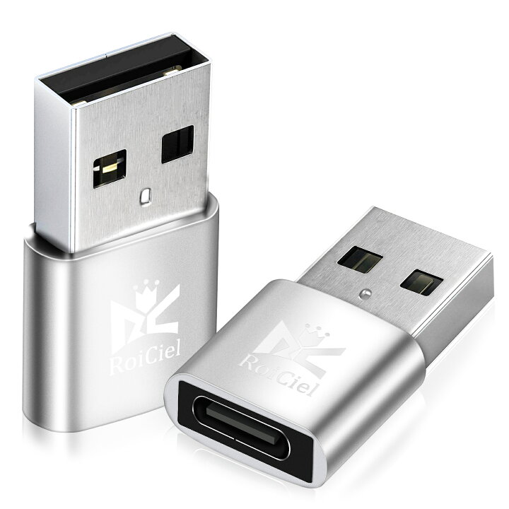 楽天市場】【2個セット】 RoiCiel USB-C メス から USB-A オス 小型 
