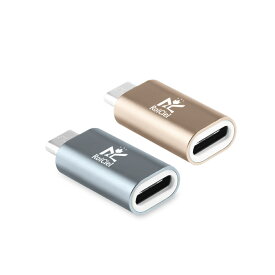 【2個セット】 RoiCiel Type-C to Micro USB 変換アダプター 急速充電 データ 同期 56kΩレジスタ 搭載 USB-C マイクロ USB コネクタ Xperia Galaxy Nexus HUAWEI 等 対応 小型 軽量 アルミ製 ディアルズシーリズ type c から microusb 変換 type cから変換 アダプタ