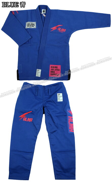楽天市場】【ALMA・アルマ】柔術着 THUNDER サンダー JU7 A0号/A1号/A2  