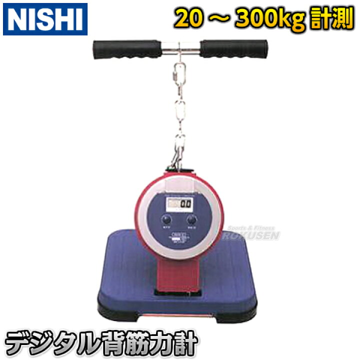 楽天市場】【NISHI ニシ・スポーツ】デジタル背筋力計 T3501【送料無料 