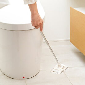 トイレすみずみ床用ワイパー　伸縮柄タイプ