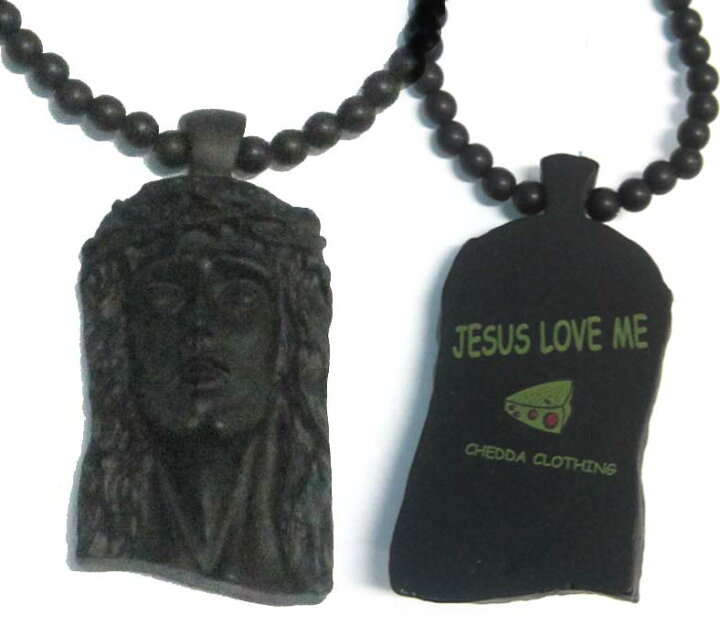 楽天市場】【メール便3点まで270円】4カラー JESUS ネックレス 