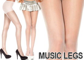 MusicLegs(ミュージックレッグ)コントロールトップ シアーパンティストッキング/タイツ ML333 無地 ホワイト ベージュ フォーマル レディース 引き締め効果 ブライダルウェディング ダンス衣装 インナー A420-A421