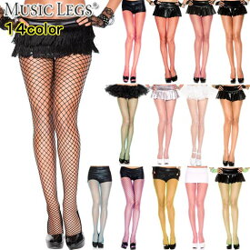 【メール便2点まで270円】MusicLegs(ミュージックレッグス)ミニダイヤモンドネット ストッキング ML9030 網タイツ コスチューム コスプレ ダンス 衣装 発表会 パーティー レディース パンティストッキング パンスト 派手タイツ ステージ衣装 A1550-A1563