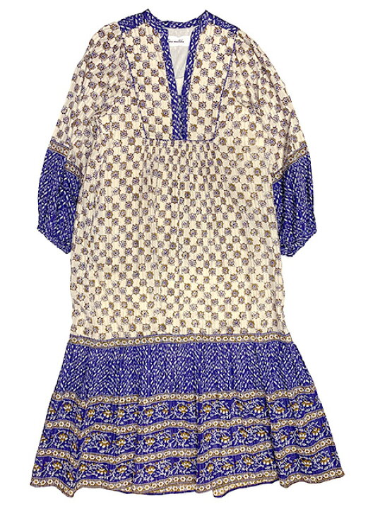 楽天市場】Sara mallika サラマリカ COTTON KIKA ETHNIC PRINT DRESS 