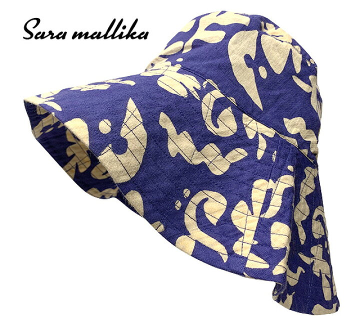 楽天市場】Sara mallika サラマリカ COTTON LINEN FLOWER PRINT HAT 