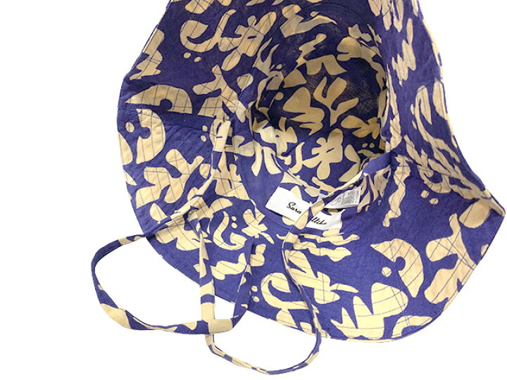 楽天市場】Sara mallika サラマリカ COTTON LINEN FLOWER PRINT HAT 