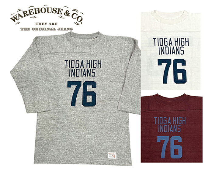 楽天市場】WAREHOUSE ウエアハウス Lot 4063 TIOGA HIGH 7分袖 