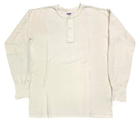 DUBBLE WORKS ダブルワークス　THERMAL HENLEY NECK Tee サーマル ヘンリーネック Tシャツ　ワッフル　長袖　ハニカム生地