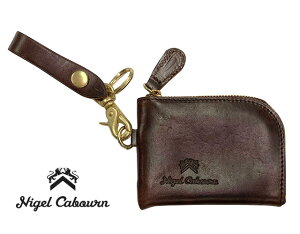 Nigel Cabourn iCWFEP[{@COIN CASE PEAT LABEL RCP[X s[g[x@1-161:DARK BROWN@v@NGNZU[@MADE IN JAPAN