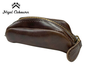 Nigel Cabourn iCWFEP[{@KEY CASE PEAT LABEL L[P[X s[g[x@1-161:DARK BROWN@v@NGNZU[@MADE IN JAPAN