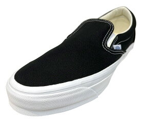 VANS バンズ　Slip-On Reissue 98 スリップオン リイシュー　Lx Black/White ブラック/ホワイト　スリッポン　Men's メンズ　ヴァンズ　VANS PREMIUM