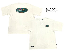 MANASTASH マナスタッシュ　HEMP TEE ORIGINAL LOGO ヘンプ Tシャツ オリジナル ロゴ　414:ナチュラル　半袖　ヘンプコットン　麻　2024SS