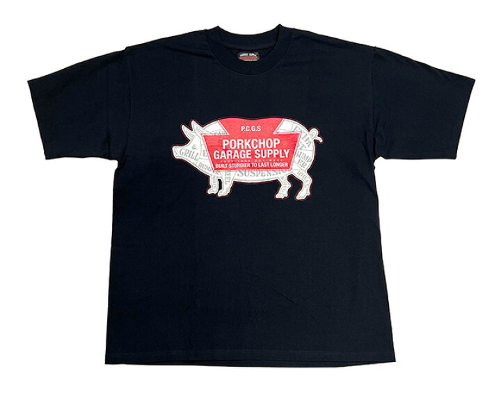 PORKCHOP GARAGE SUPPLY ポークチョップ ガレージサプライ FIRE UP TEE  