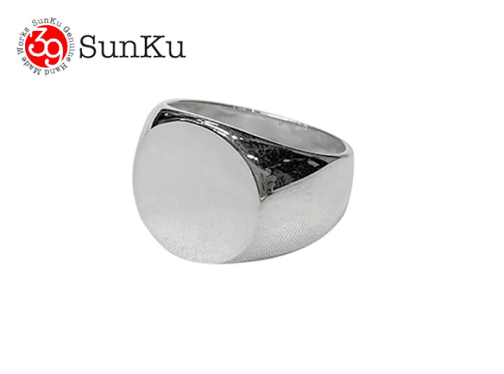 楽天市場】Sunku サンク SIGNET RING シグネット リング シルバー 指輪 