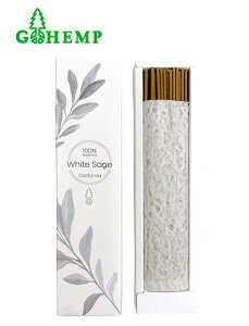 GOHEMP S[wv@NATURAL INCENSE i` CZX@WHITE SAGE zCgZ[W@@wsgp@{