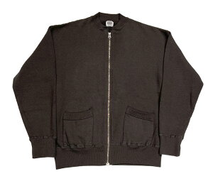 DUBBLE WORKS _u[NX@LOOP WHEEL RIB COLLAR SWEAT JACKET [v EB[ uJ[XEFbgWPbg@SUMIKURO X~N@MADE IN JAPAN {@Rbg100@2024FW