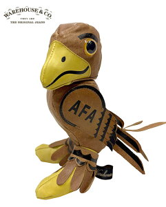 WAREHOUSE �E�G�A�n�E�X�@Lot 5243 GENUINE LEATHER MASCOT DOLL (4)�@USAFA FALCON�@���U�[�}�X�R�b�g�h�[���@�t�@���R���@�ʂ�����݁@��p�ܕt���@United States Air Force Academy