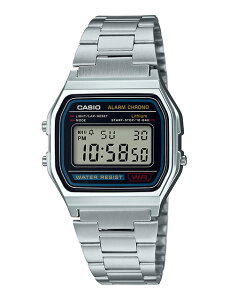 CASIO �J�V�I�@CASIO STANDARD SILVER �V���o�[�@A158WA-1JH�@���^���@�r���v�@�`�[�v�J�V�I
