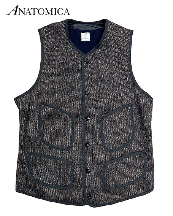楽天市場】ANATOMICA アナトミカ BB VEST FACE BROWN