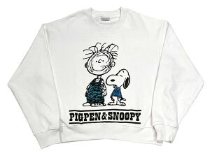 Johnbull Wu@PEANUTS PIGPEN & SNOOPY SEWAT@sbOyXk[s[@XEFbg@2FiWHITE/BLACKj