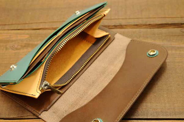 楽天市場】【受注生産】KUBIKI LEATHER クビキレザー LONG WALLET 