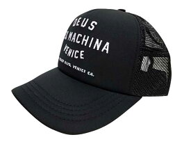 Deus ex Machina　デウスエクスマキナ　VENICE ADDRESS TRUCKER　ベニス　アドレス　トラッカー　メッシュキャップ　BLACK　ブラック