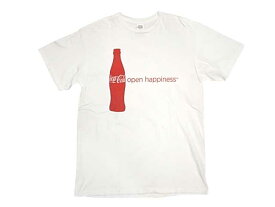 Coca Cola コカコーラ　open happiness S/S TEE　半袖　Tシャツ 新品　WHITE