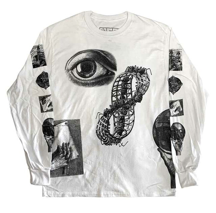 楽天市場】M.C.ESCHER Long Sleeve Tee エッシャー 長袖 Tシャツ ロンT 