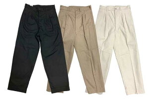 フランス軍タイプ M-52 チノパンツ 3色(BLACK/BEIGE/NATURAL) ミリタリー 【新品】