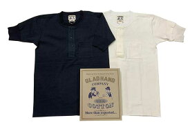 【SALE】 GLAD HAND グラッドハンド　ROYAL HENRY POCKET S/S TEE　2色（BLACK/WHITE）ロイヤル ヘンリー ポケット Tシャツ　 オリジナル箱付　R-04
