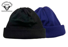 HIGHLAND 2000 ハイランド2000 TUBULAR BOBBYCAP　MADE IN ENGLAND イギリス製　2色（BLACK/BLUE）2023年モデル