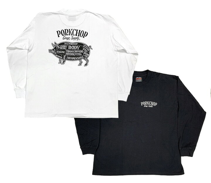 MASSES(マシス) サイズ:XL けだるい ×PORKCHOP GARAGE SUPPLY T-SHIRT 