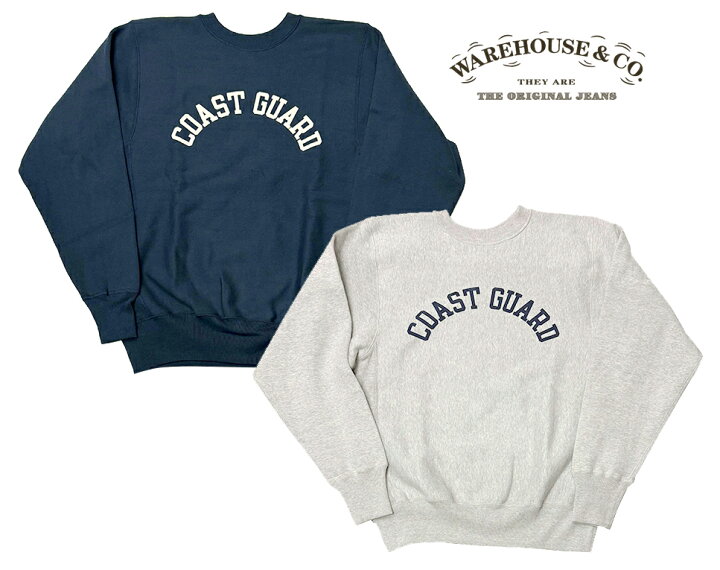 楽天市場】WAREHOUSE ウエアハウス Lot 483 REVERSE CREW SWEAT -COAST 