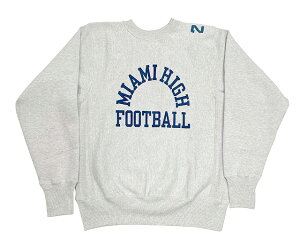 ySALEz WAREHOUSE EGAnEX@Lot 483 MIAMI HIGH CREW SWEAT@}CA~nC@o[X N[ XEFbg@2FiHEATHER GRAY/OATMEALj