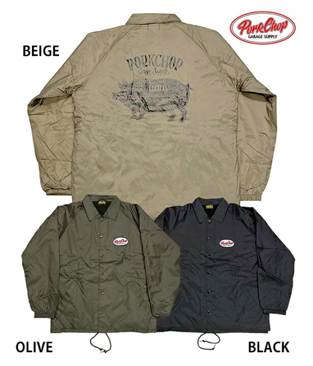 PORKCHOP GARAGE SUPPLY/BOA COACH JK Mサイズ Mサイズ/ポークチョップ 