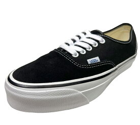 VANS バンズ Lx Authentic 44　BLACK/WHITE　 スエード×キャンバス　オーセンティック　ブラック/ホワイト　VANS　ヴァンズ　MEN'S メンズ　LADY'S レディース