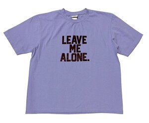 kha:ki �J�[�L�@BOX TEE - LEAVE ME ALONE-�@�{�b�N�X T�V���c -���[�u�~�[�A���[��-�@�t���b�L�[�v�����g�@�T�C�Y1�@3�F(BLACK/DUSTYBLUE/WHITE)�@2026SS LADY'S�@���f�B�[�X