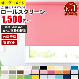ロールスクリーン オーダー ロールカーテン カーテンレール 取付 可能 つっぱり 遮光 調光 無地 遮熱 防炎 厚地 浴室 レース ウォッシャブル ダブル スリット TKW FIRSTAGE 送料無料 オルサン 幅 25-200cm 丈 30-300cm タチカワ 立川機工