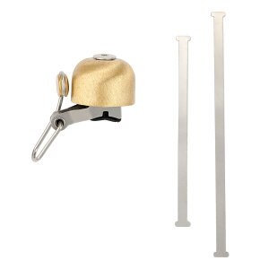 RISACCA 自転車 用 真鍮製 大音量 ベル レトノベル サウンドベル サイクリング ロードバイク ハンドル 固定 【送料無料】mak-k70