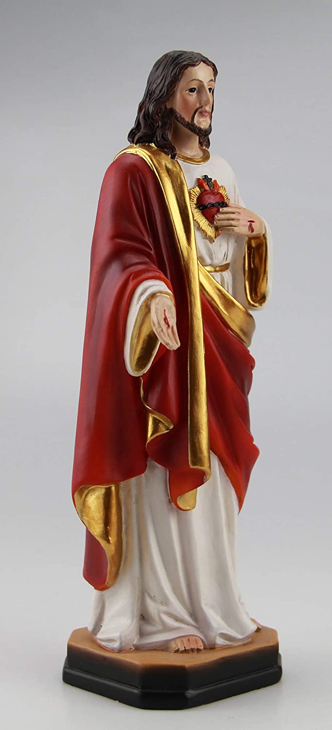 楽天市場】主イエス・キリストの聖心 高さ約20ｃｍ 聖なる彫像