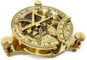 5�C���` �T���f���E�R���p�X(���j��) - �\���b�h�E�u���X�E�T���_�C����/ 5�h Sundial Compass - Solid Brass Sun Dial(�A���is